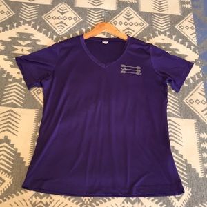 Be brave purple tee shirt